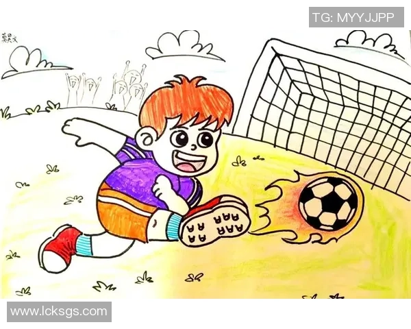 手绘足球赛创意海报展现激情与梦想的完美结合